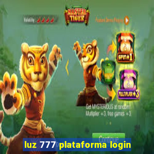 luz 777 plataforma login