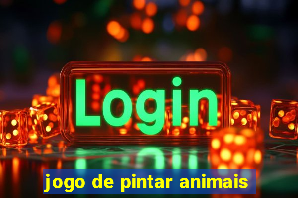 jogo de pintar animais
