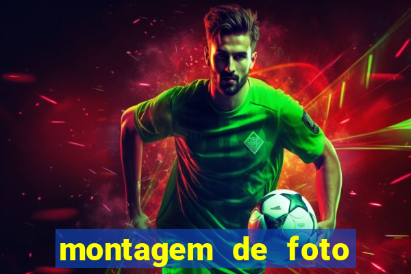 montagem de foto com simbolo do flamengo