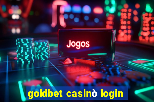 goldbet casinò login