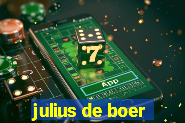 julius de boer
