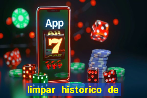 limpar historico de apostas bet365
