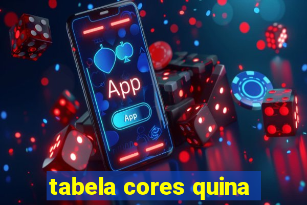 tabela cores quina