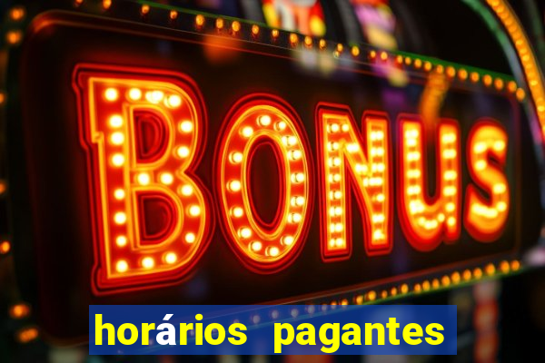 horários pagantes fortune rabbit hoje