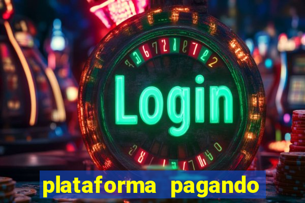 plataforma pagando no cadastro