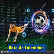 lista de falecidos