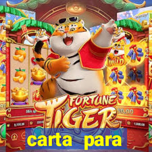 carta para encontrista homem