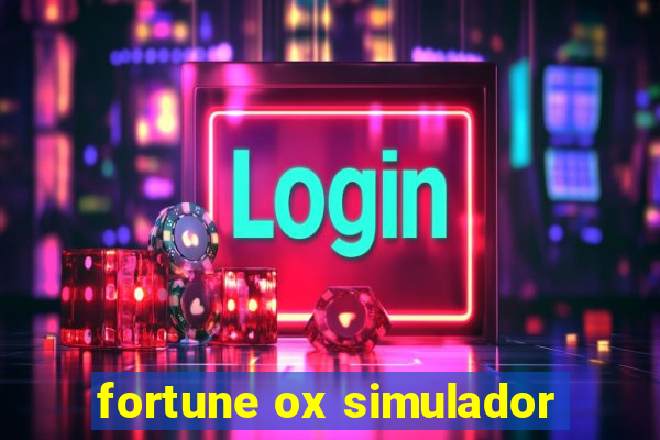 fortune ox simulador