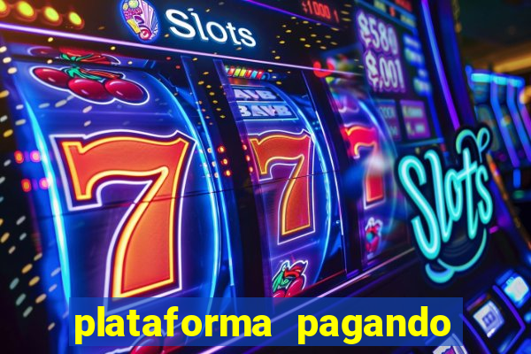 plataforma pagando fortune tiger