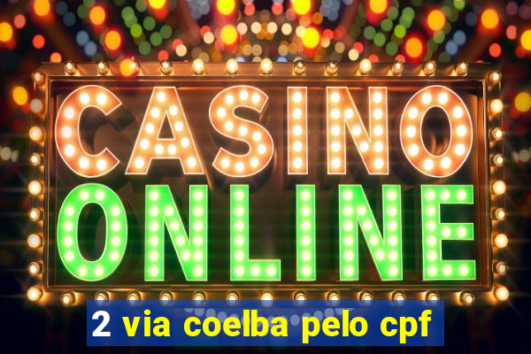 2 via coelba pelo cpf