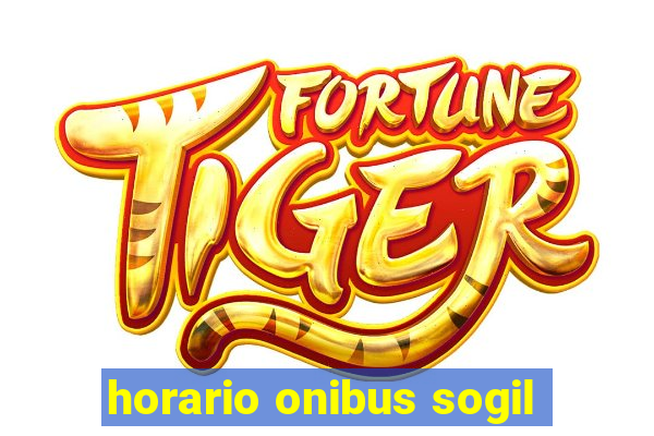 horario onibus sogil