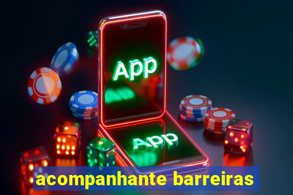 acompanhante barreiras
