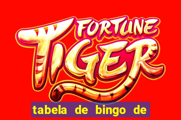 tabela de bingo de 1 a 100