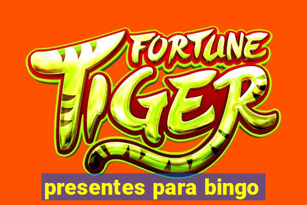 presentes para bingo
