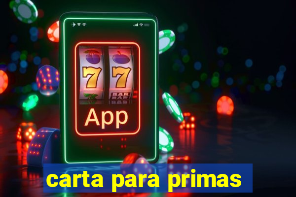 carta para primas