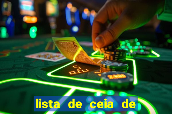 lista de ceia de natal completa