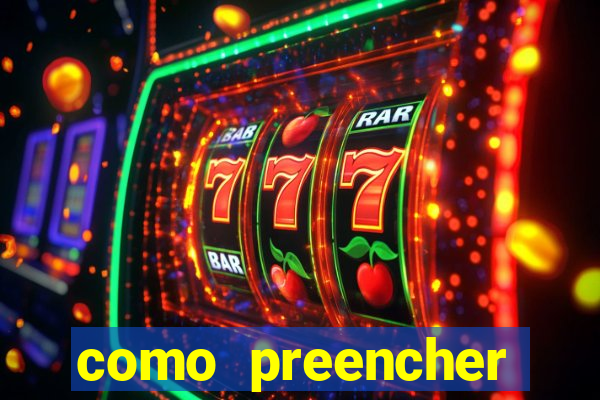 como preencher recibo de pagamento
