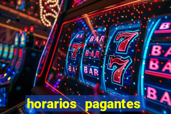 horarios pagantes do coelho