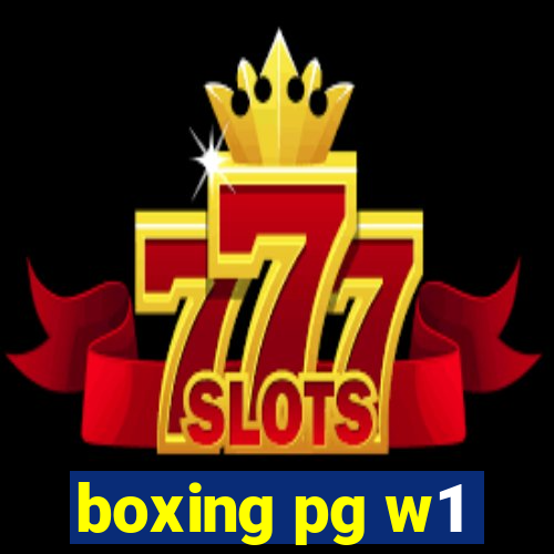 boxing pg w1