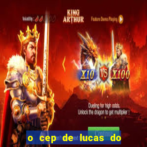 o cep de lucas do rio verde