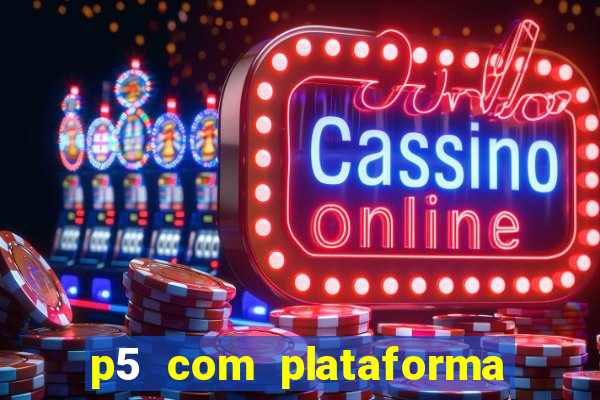 p5 com plataforma de jogos