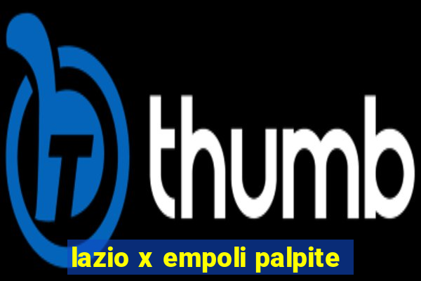 lazio x empoli palpite