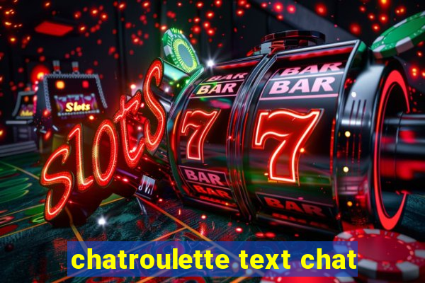 chatroulette text chat
