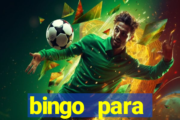 bingo para despedida de solteira para imprimir