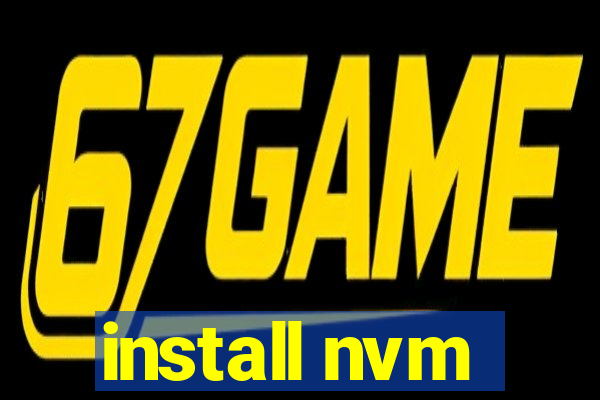 install nvm