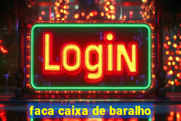 faca caixa de baralho